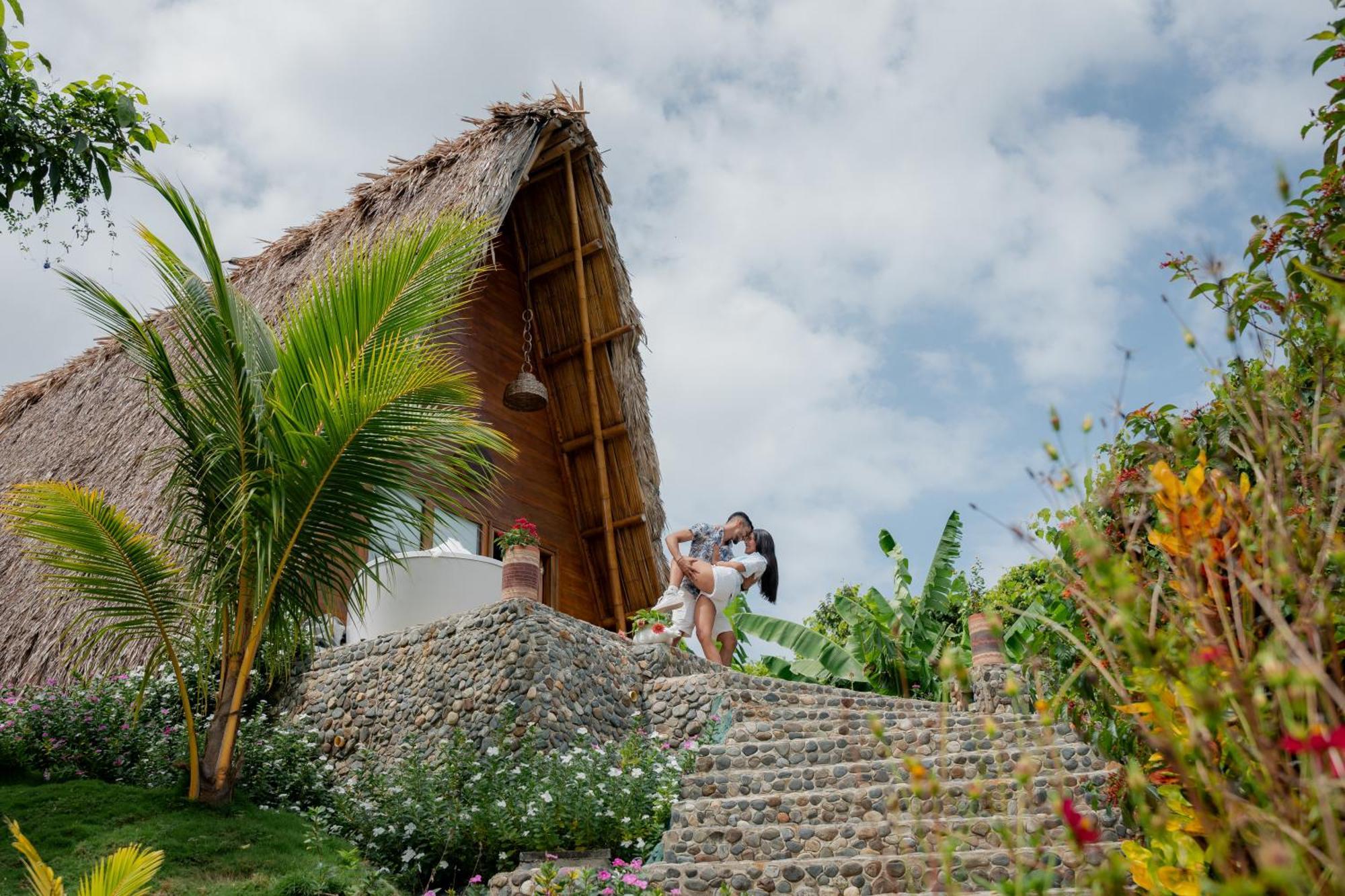 Hotel Ecohabs Bamboo Parque Tayrona - Dentro Del Pnn Tayrona El Zaino Esterno foto